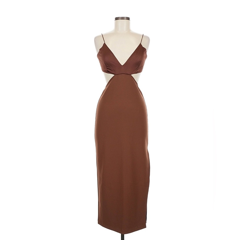 Abercrombie & Fitch Brown Backless Dress